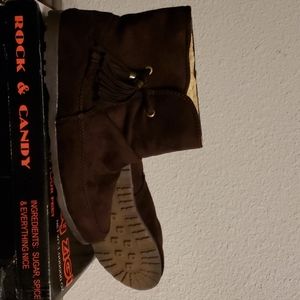 Rock & Candy snowball brown shoes size 8